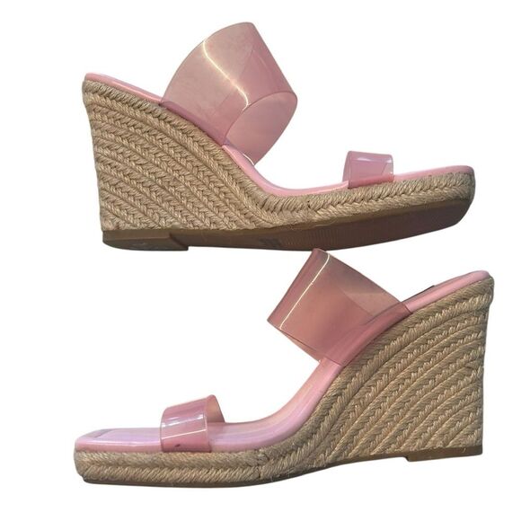 Steven New York Womens 9.5 Malaya Espadrille Sandal Pastel Pink Bratz Barbie Y2K - Picture 3 of 8